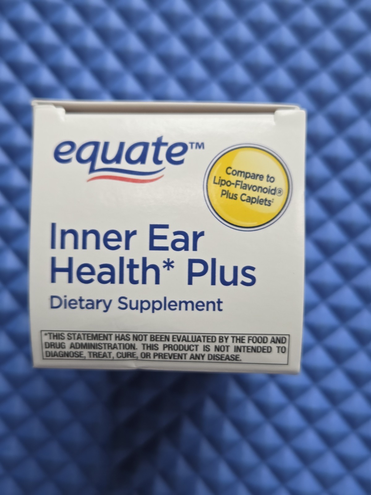 Equate Inner Ear Health Plus Caplets Dietary Supplement, 100 Ct .EXP 09/2026