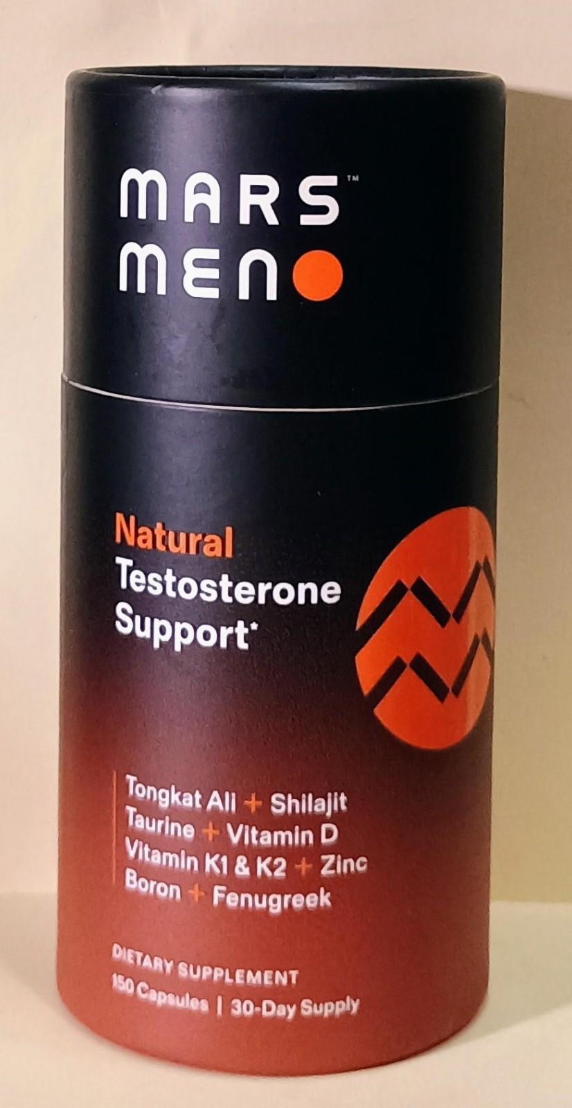 MARS MEN Testosterone Booster Men Natural Supplement Premium BB 08/2028 NEW