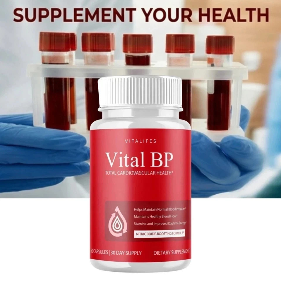(5 Pack) Vital BP Advanced Blood Support Vitamin Formula VitalBP (300 Capsules)