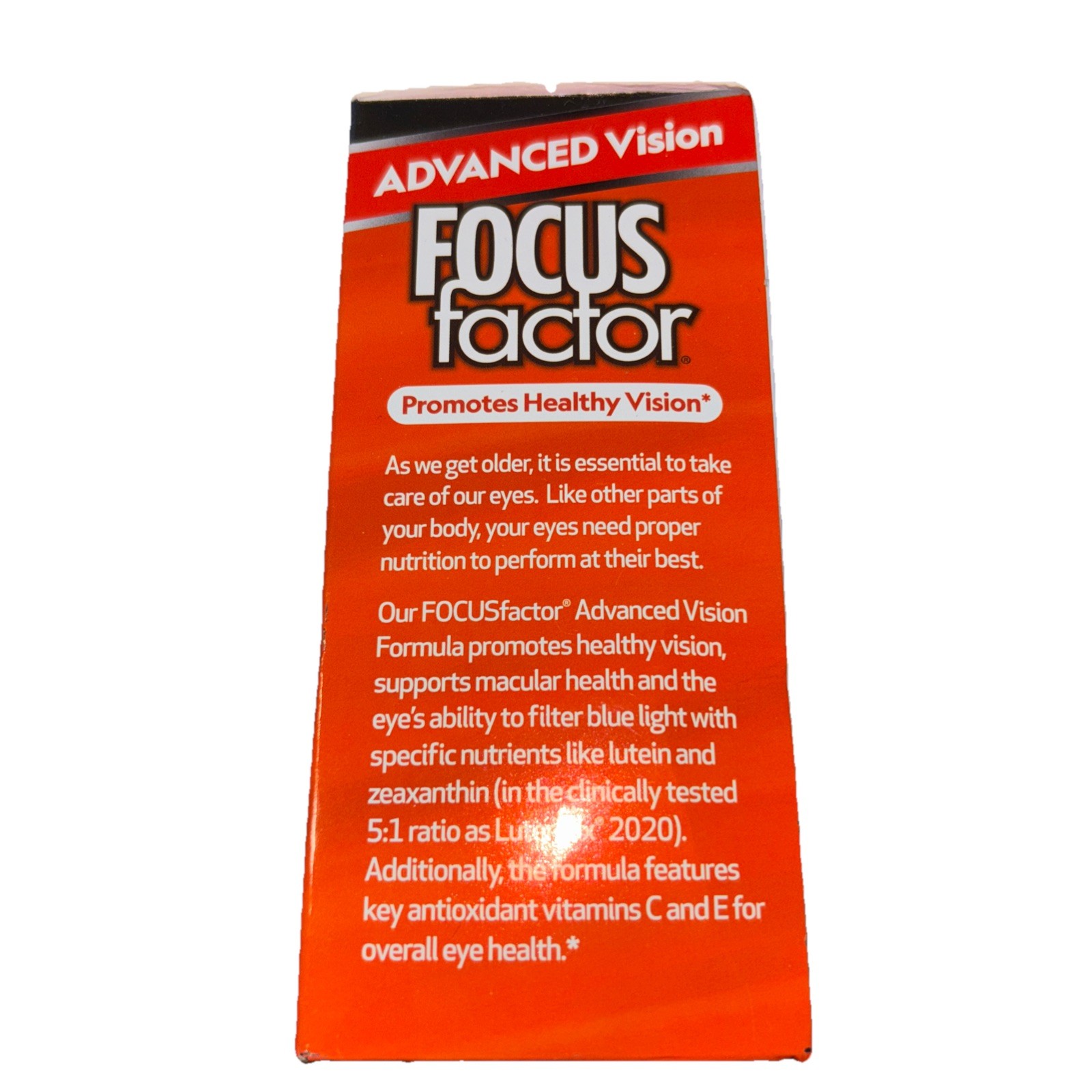 Focus Factor Advanced Vision 60 Capsules Expires: 08/2025 New