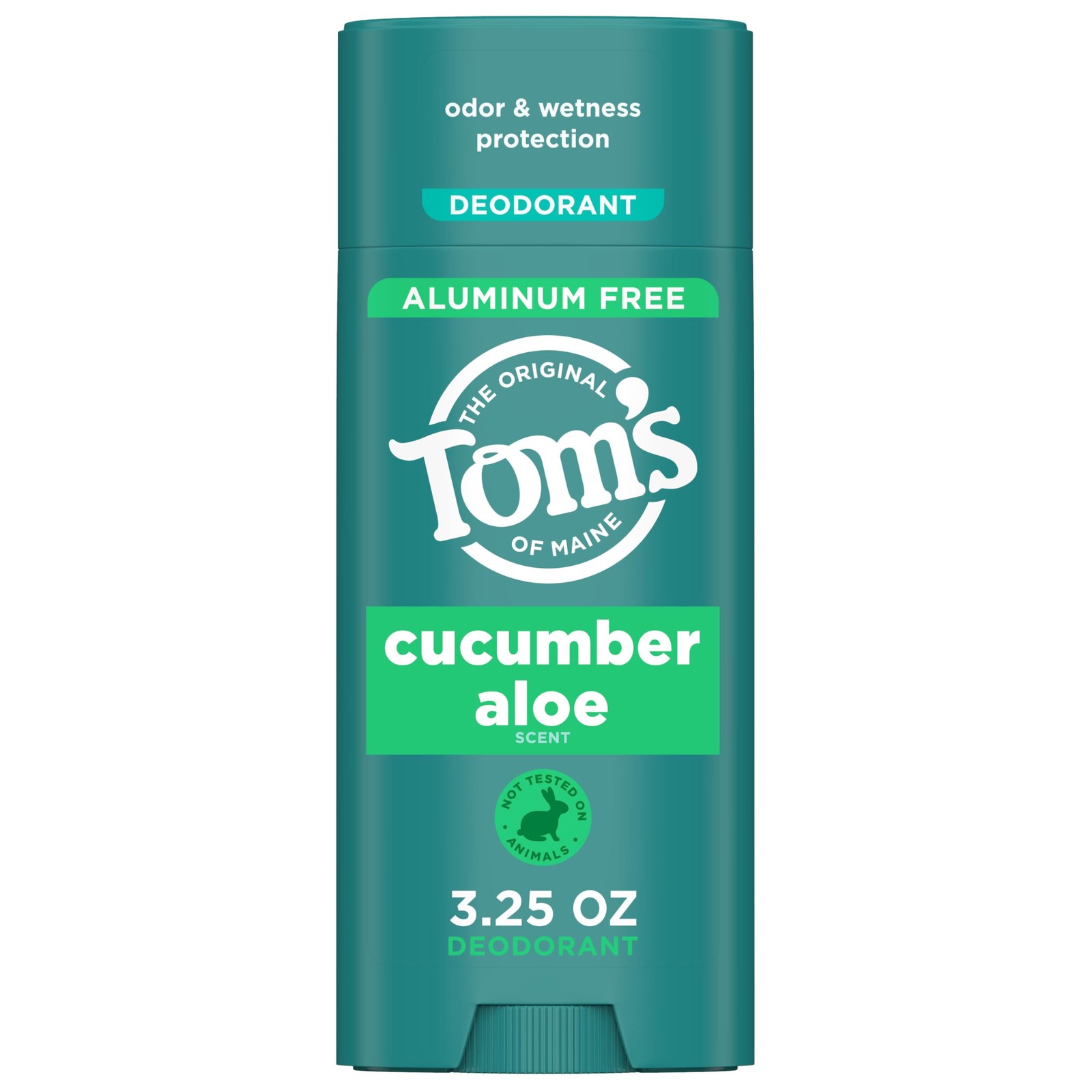 Tom’s of Maine Cucumber Aloe Aluminum Free 3.25 Ounce (Pack 1), No Color