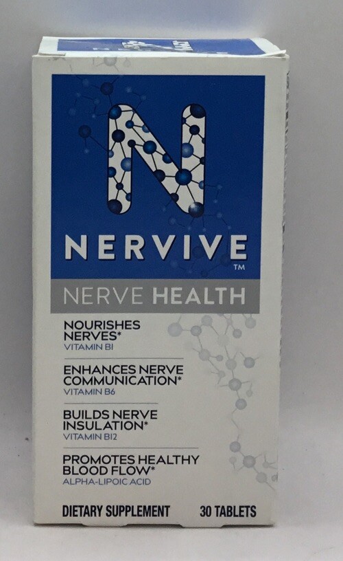 Nervive Nerve Health Dietary Supplement 30 Tablets Exp 5/25 PACKAGING MAY VARY