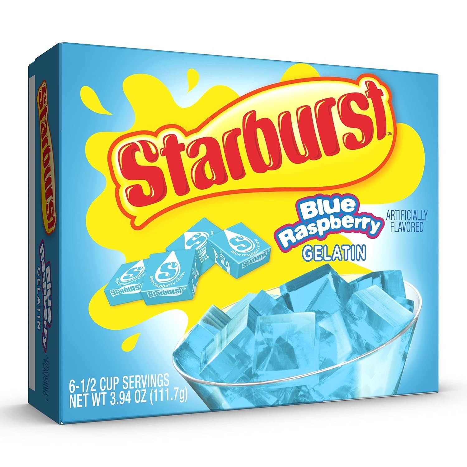 Fruity Gelatin Treat – Blue Raspberry, Pack of 24-