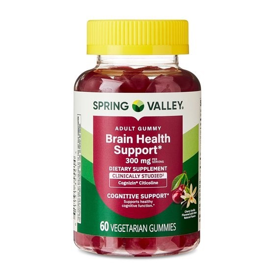 Spring Valley Brain Health Gummies Cognizin Citicoline 60ct