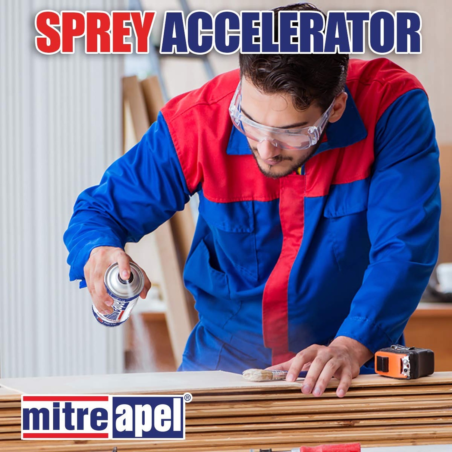 MITREAPEL Activator (2 x 6.7 fl oz) Spray Accelerator for CA Super Glues (2 P…
