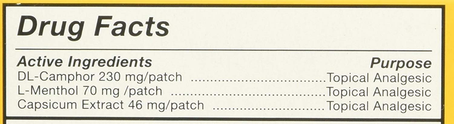 Tiger Balm Pain Relieving Hydrogel Patch Stretchable Long Lasting Large Size 4ct