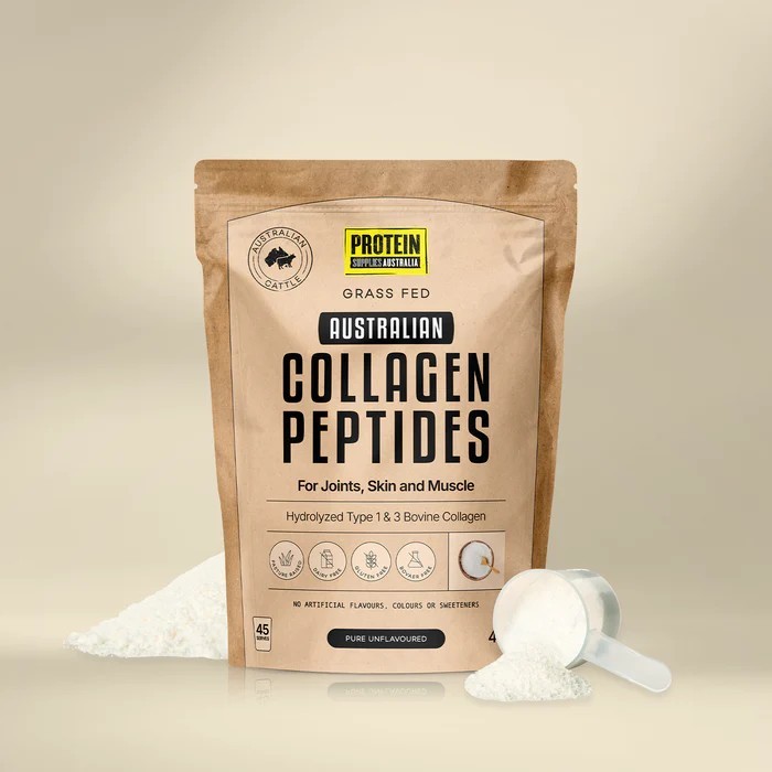 Protein Supplies Australia Australian Collagen Peptides Pure Unflavoured 450g