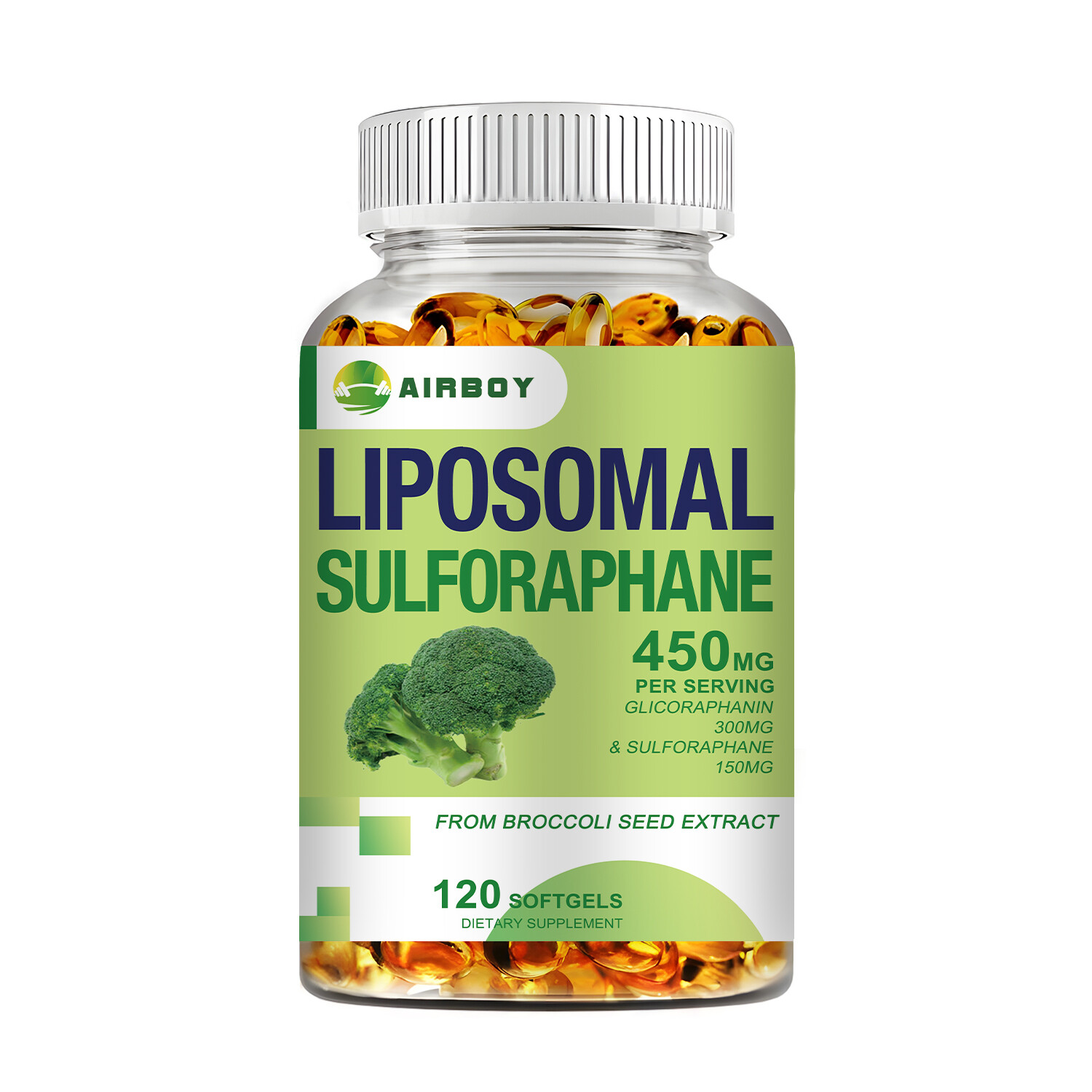 Liposomal Sulforaphane Softgels – Antioxidant, Liver Healt, High Absorption