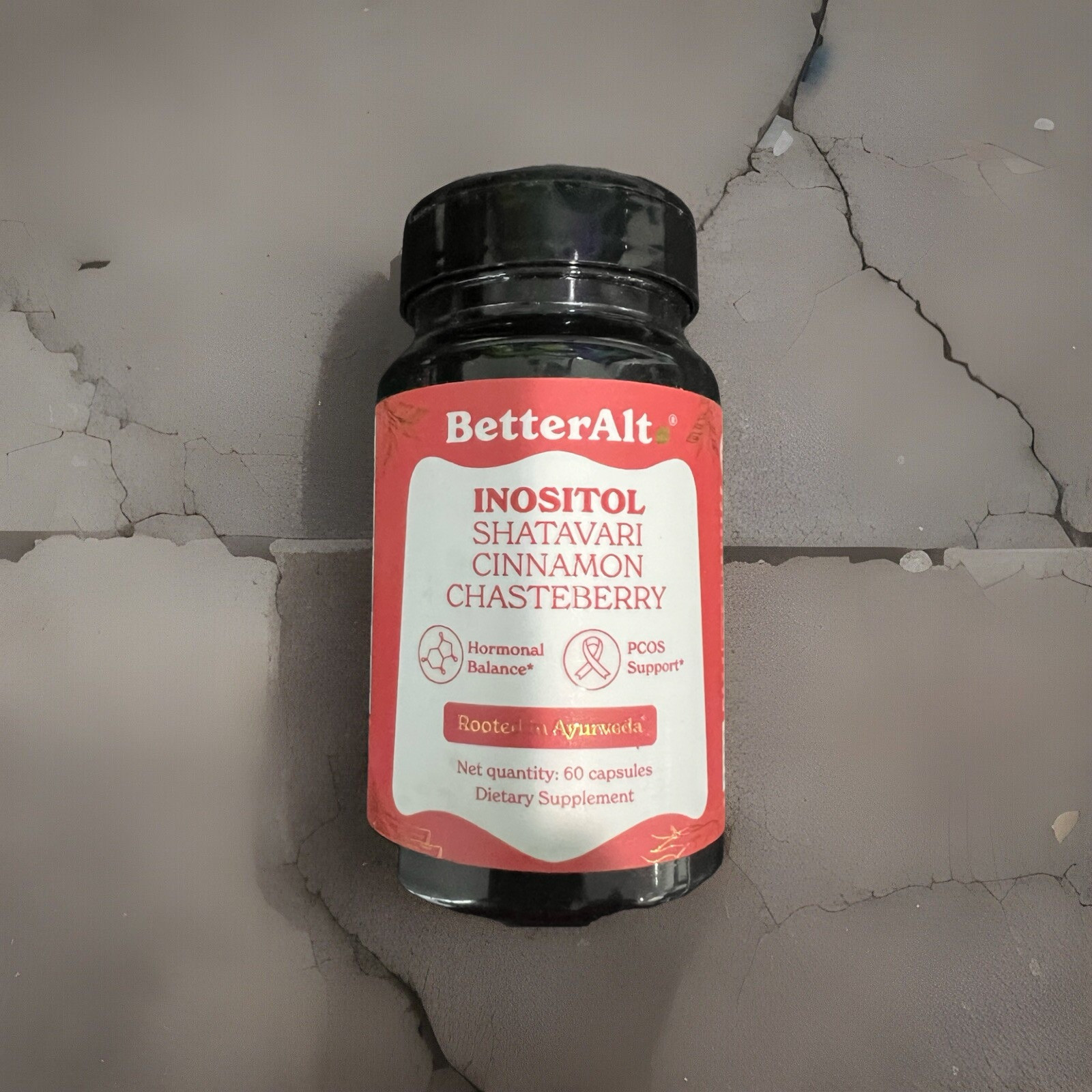 BetterAlt Inositol Shatavari, Cinnamon & Chasteberry- 60 Capsules