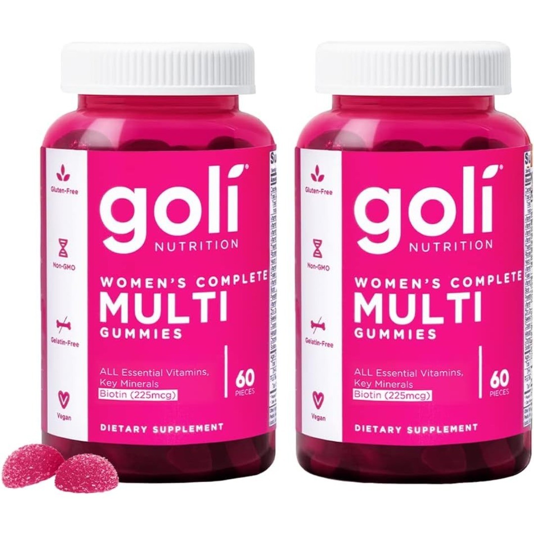 (2 Pack) Goli Women’s Multi Gummies 60 Count – Complete Daily Multivitamin
