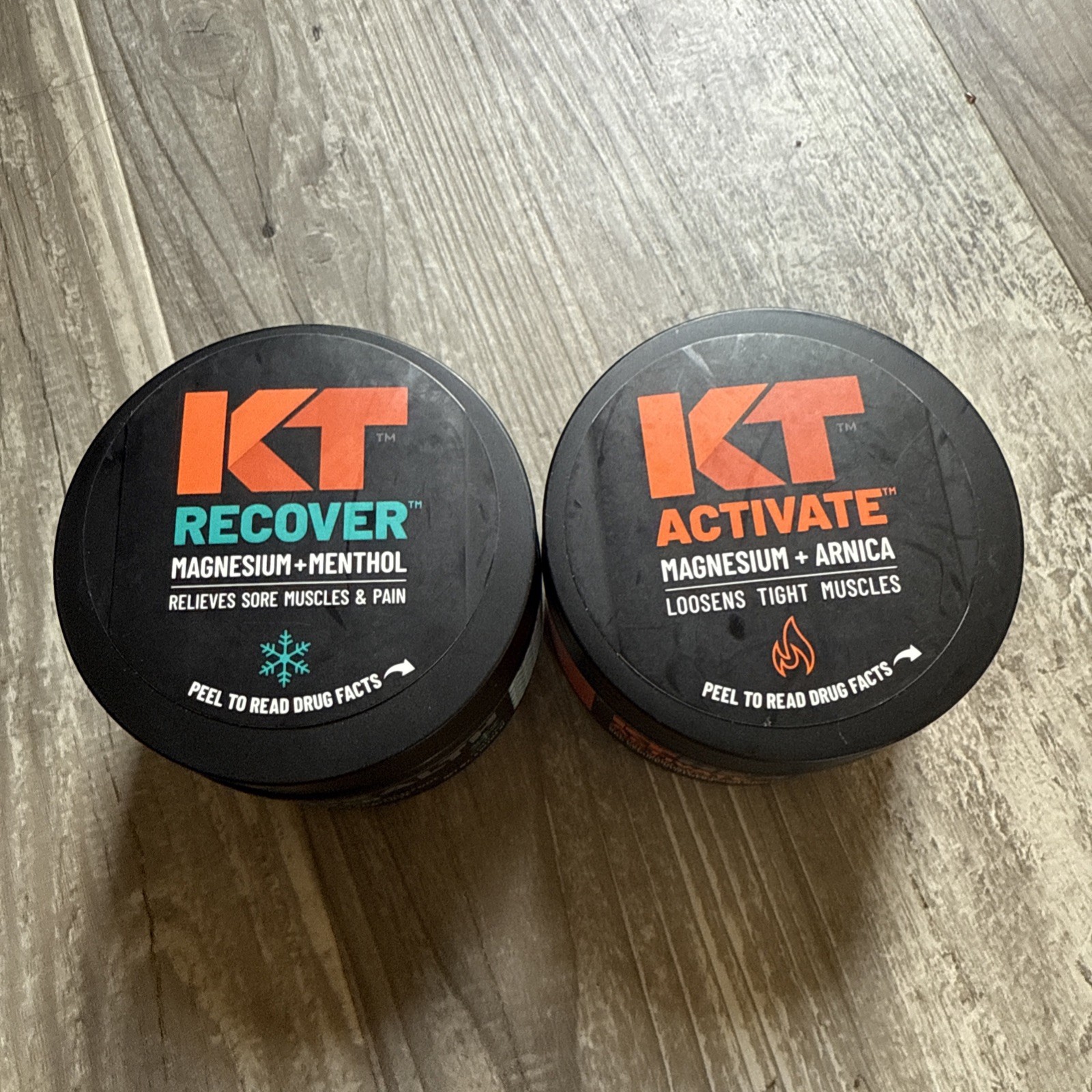 KT Health, Activate + Recover Magnesium Cream 4.oz ea. Pre & Post Workout (2)