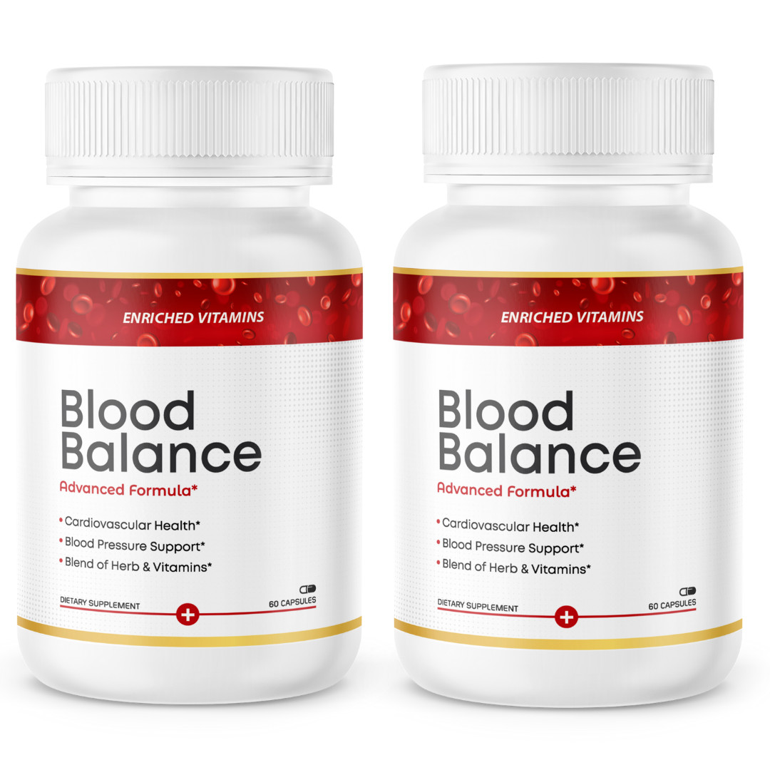 Blood Balance Formula All Natural Cardiovascular Support 2 Bottles 120 Caps