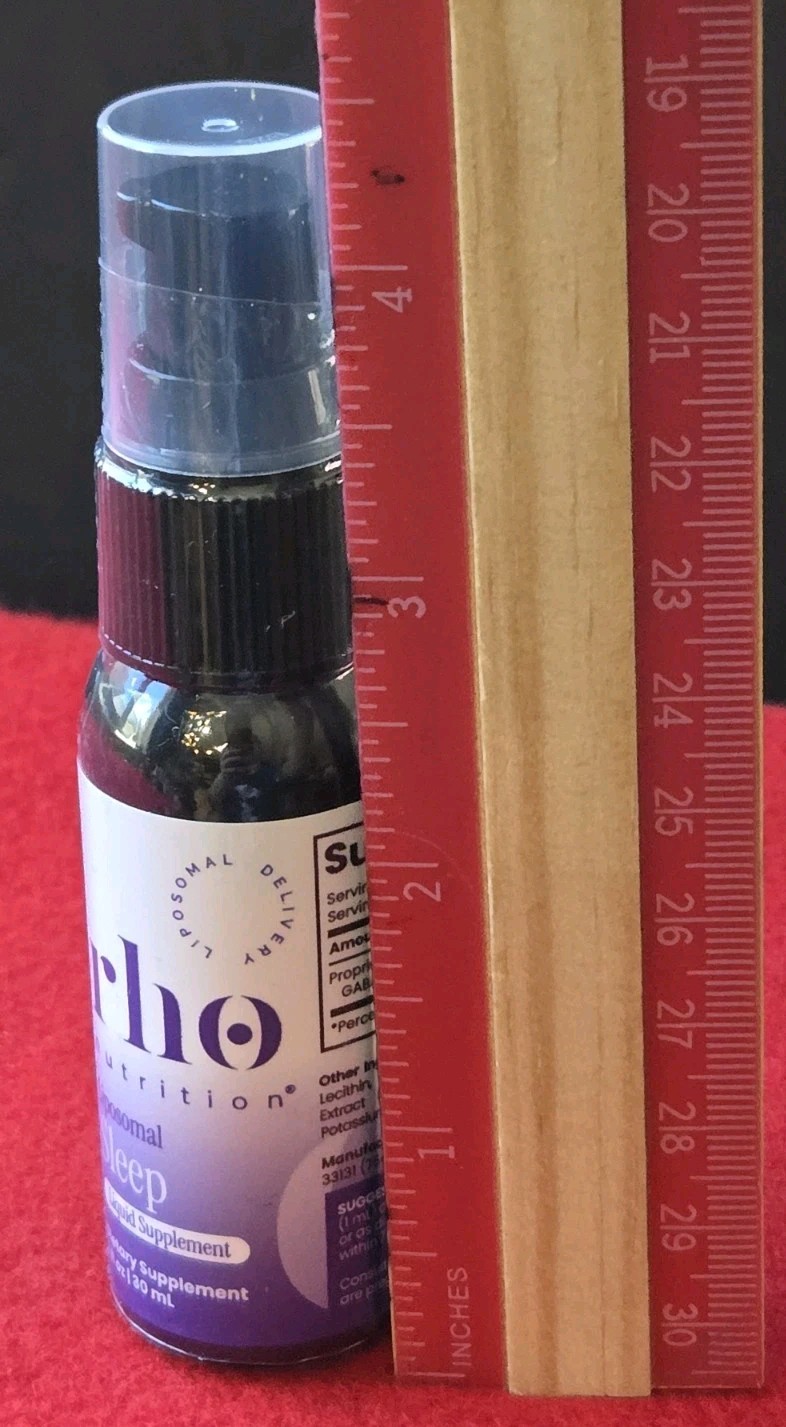 Rho Nutrition Liposomal Sleep Liquid Supplement 1 oz 30mL Sealed BB 05/2028