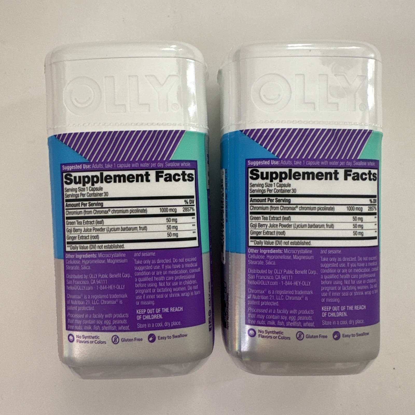 2 Pack – Olly COMBAT CRAVINGS 30 Capsules – Exp 08/26+