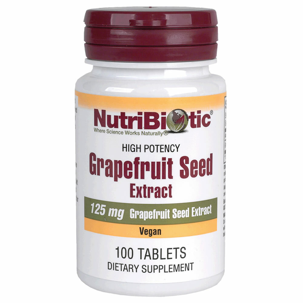 NutriBiotic Grapefruit Seed Extract – 100 Tablets