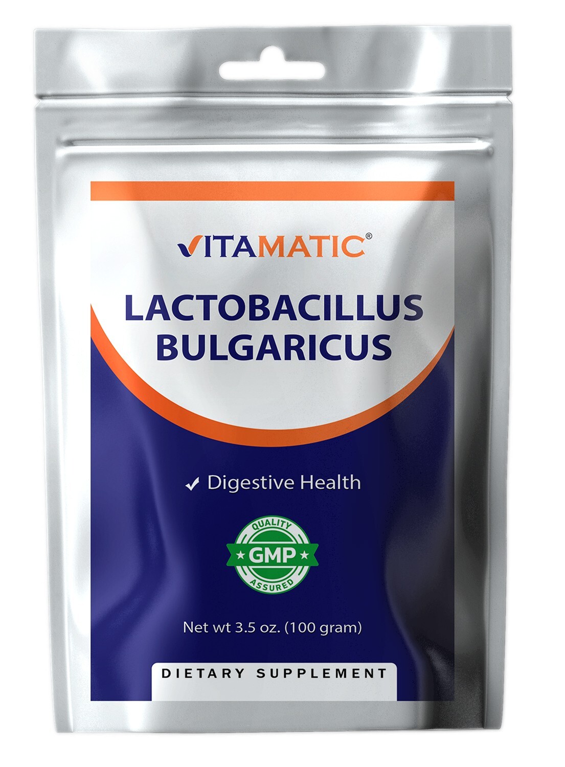 Vitamatic Lactobacillus Bulgaricus Probiotic Powder – Digestive Support – 100 Gr