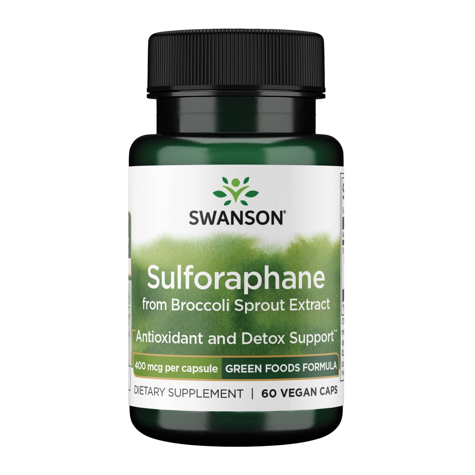 Swanson Sulforaphane Broccoli Sprout Extract for Adults 60 Count (Pack of 1)