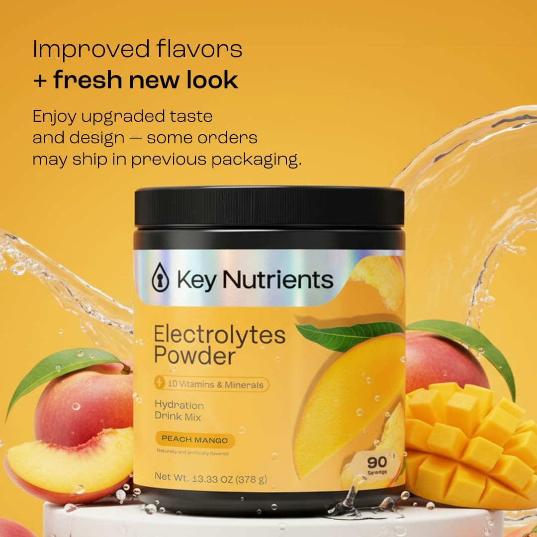 KEY NUTRIENTS Multivitamin Electrolytes Powder No Sugar – 90 Servings