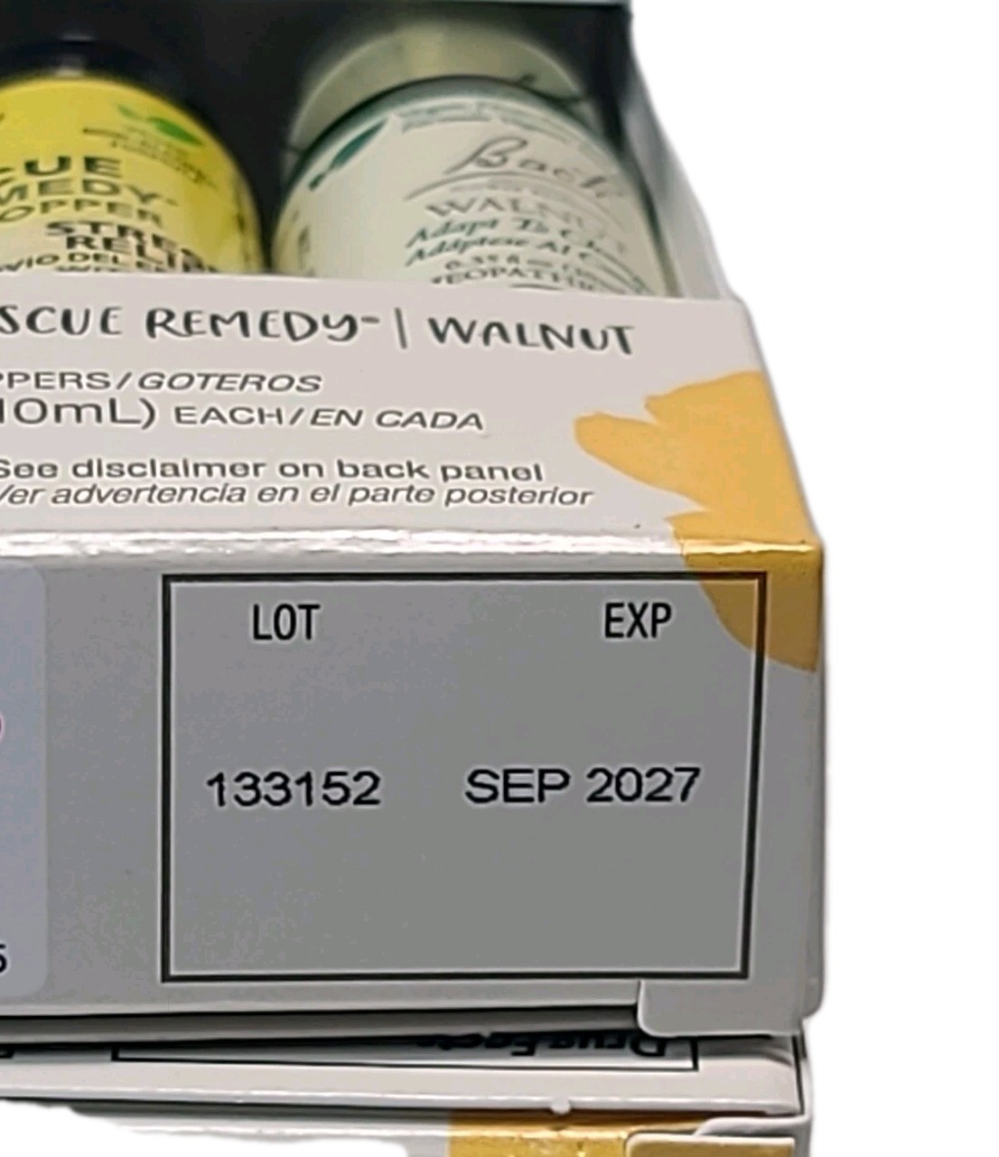 2× Bach Original Flower Remedies – READY TO GO Trio Kit – For Travel STRESS 10mL