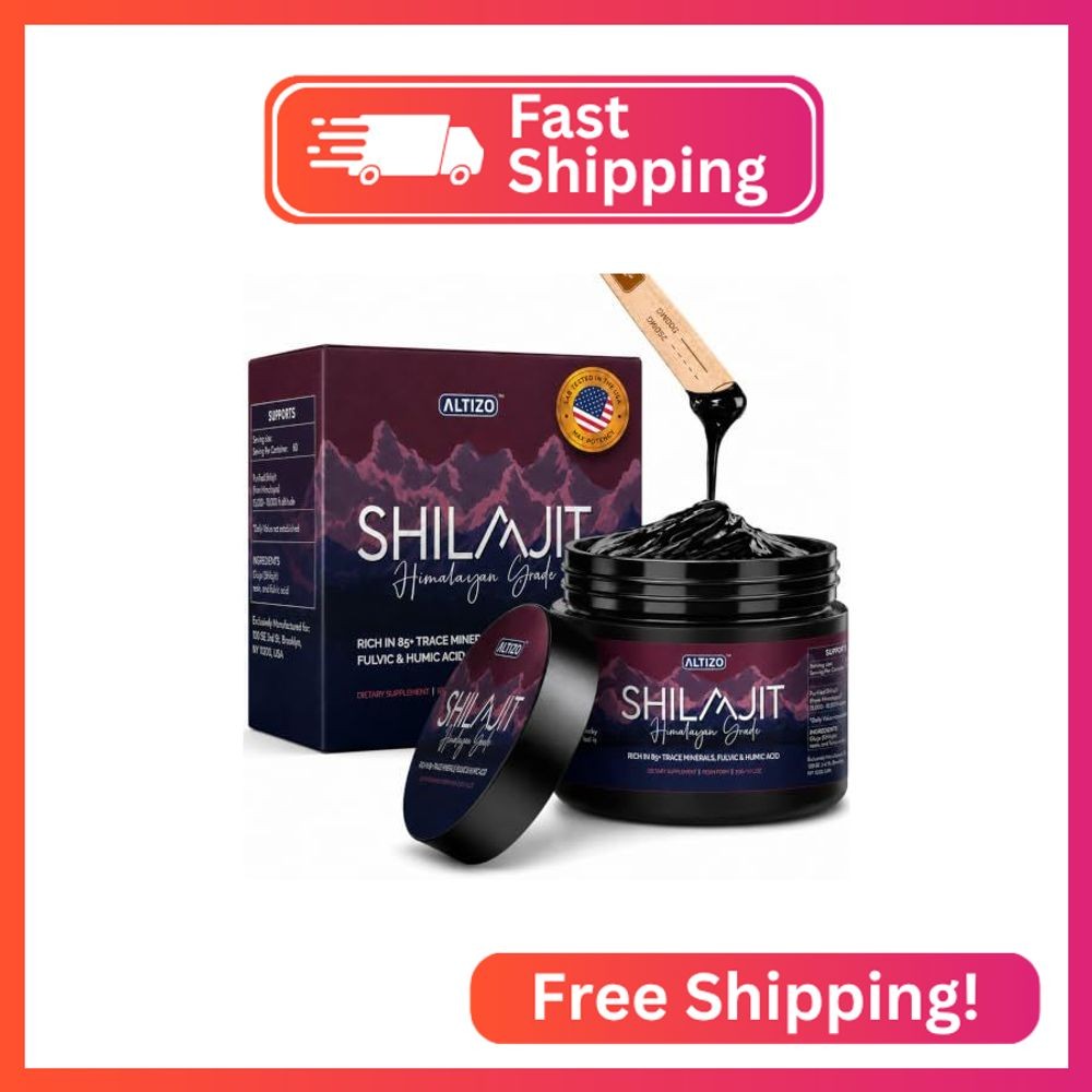 Altizo Himalayan Shilajit Resin 30g, Pure Natural Mineral Resin with Fulvic Acid