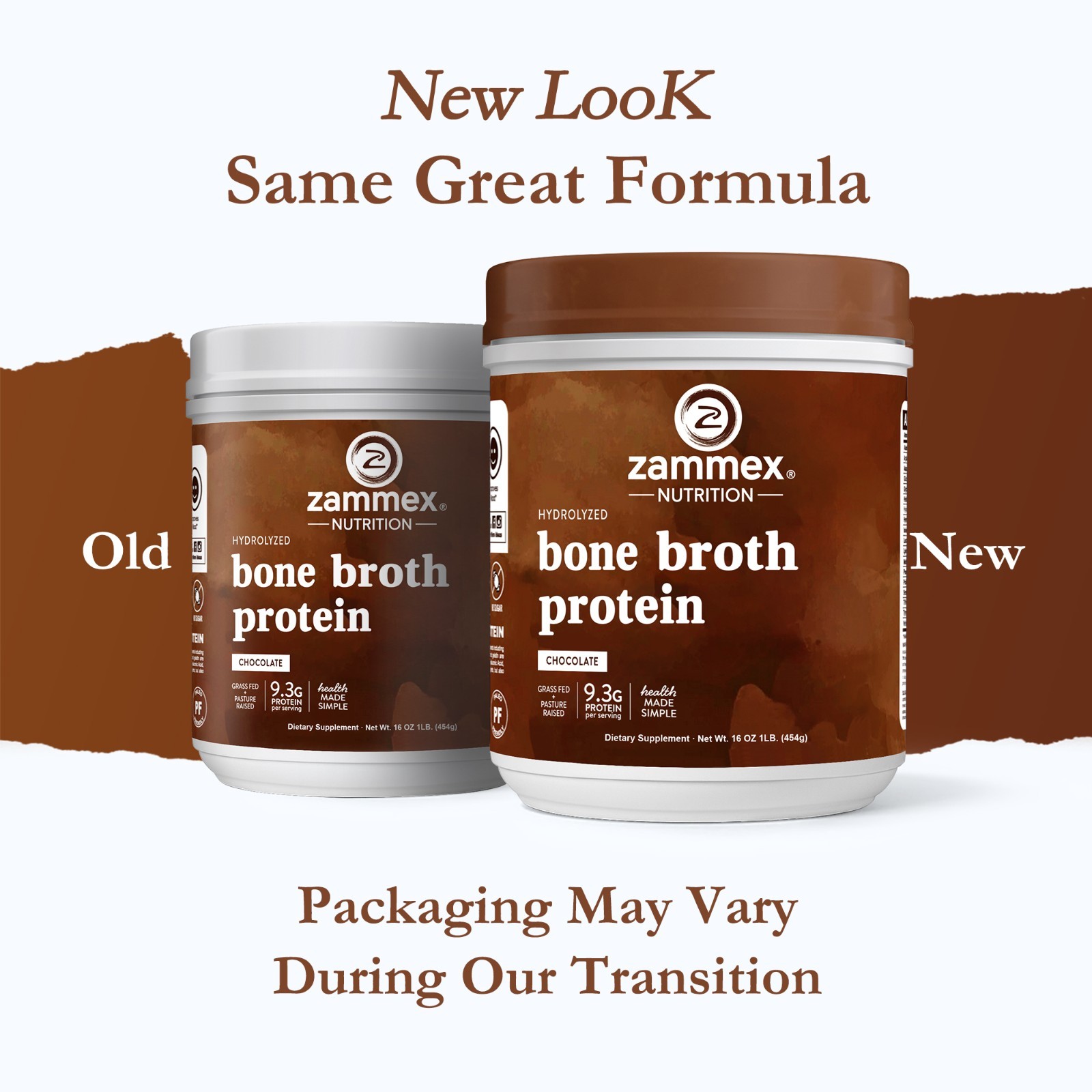 Beef Bone Broth Protein Powder Collagen Grass-Fed Keto/Paleo, 20g Protein