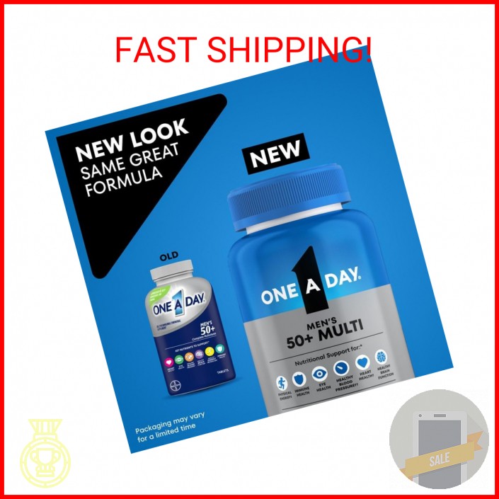 One A Day Men’s 50+ Healthy Advantage Multivitamin, Multivitamin for Men with Vi