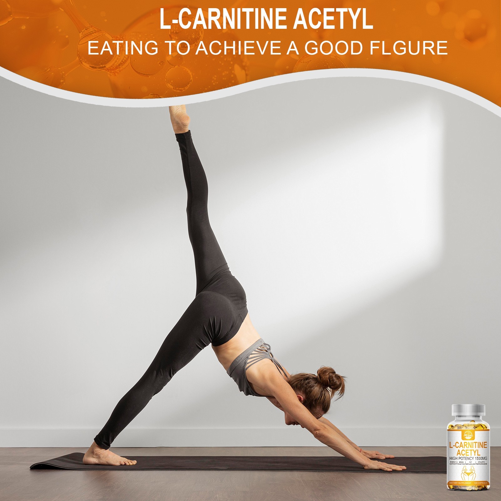 Acetyl L-Carnitine 1500mg 120 Capsules Antioxidant Support
