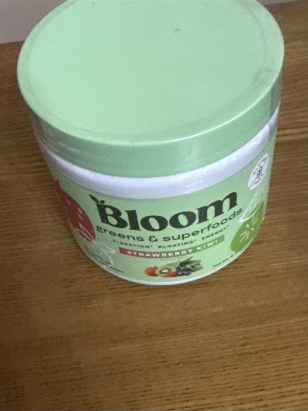 Bloom Greens & Superfoods Powder Strawberry Kiwi 30 Servings 6.39 oz Exp 6/2026