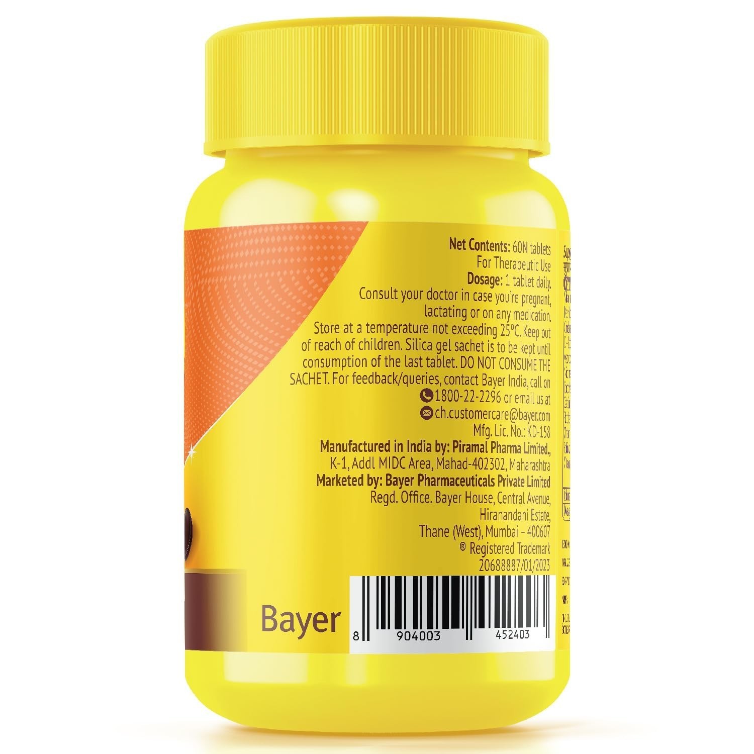 Supradyn Daily Multivitamin 120 Tablets with B12, D3, Zinc & Magnesium