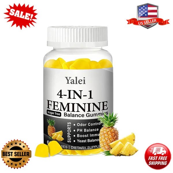 4-in-1 Nuora Premium Feminine Balance Gummies PH Balance Gummies for Women -…