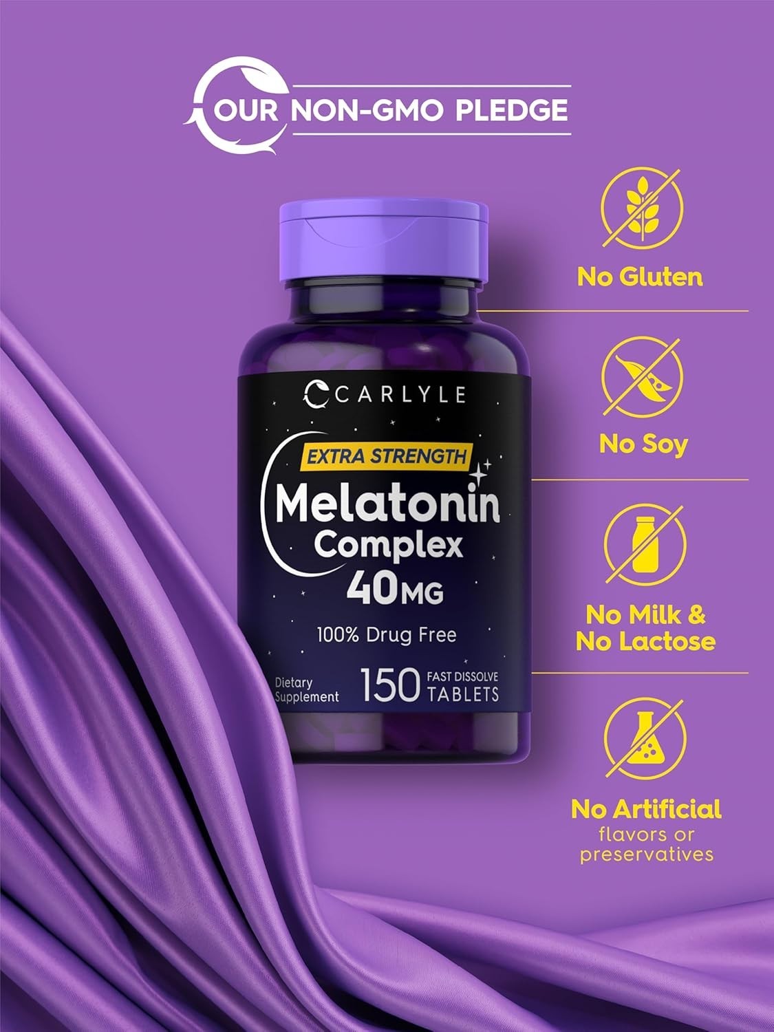 Melatonin Gummies – 150 Gummies – 40mg – Sleeping Aid Extra Strength Sugar Free