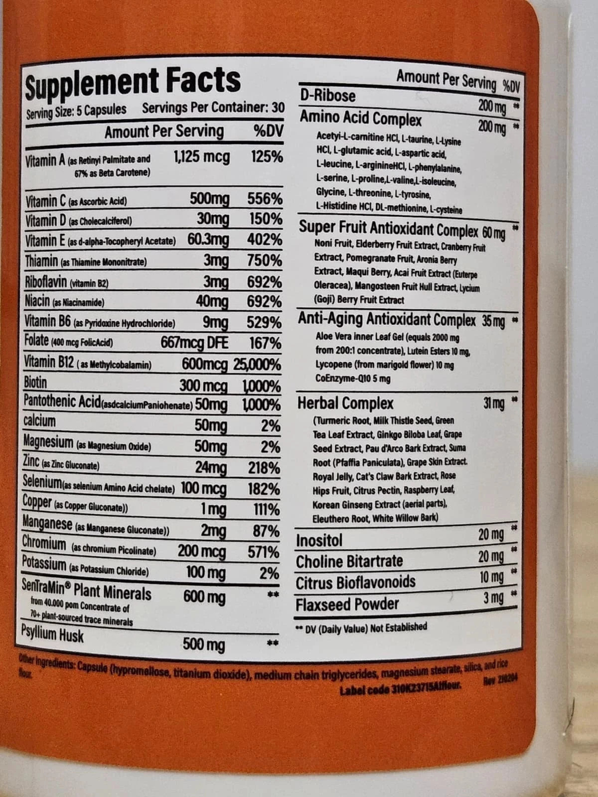 3 Pack Immuno 150 Ultimate Multivitamin Immune Booster 150 Capsules