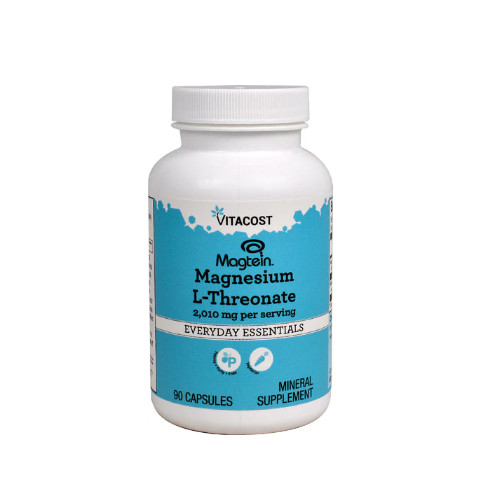 Vitacost Magtein® Magnesium L-Threonate — 2010 mg per serving – 90 Caps 8/2027