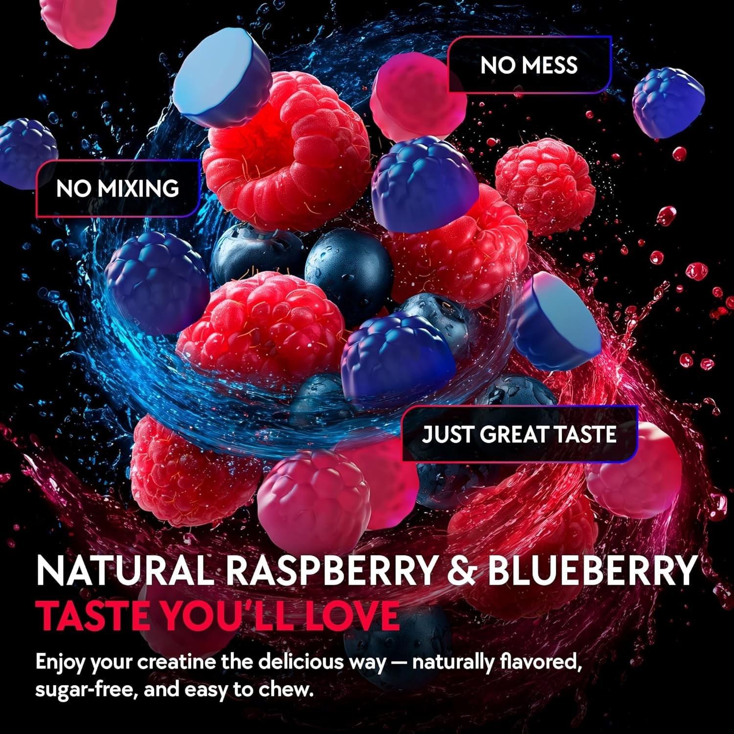 Blumask Creatine Monohydrate Gummies for Men Women 120 Gummies New Sealed 4/2027