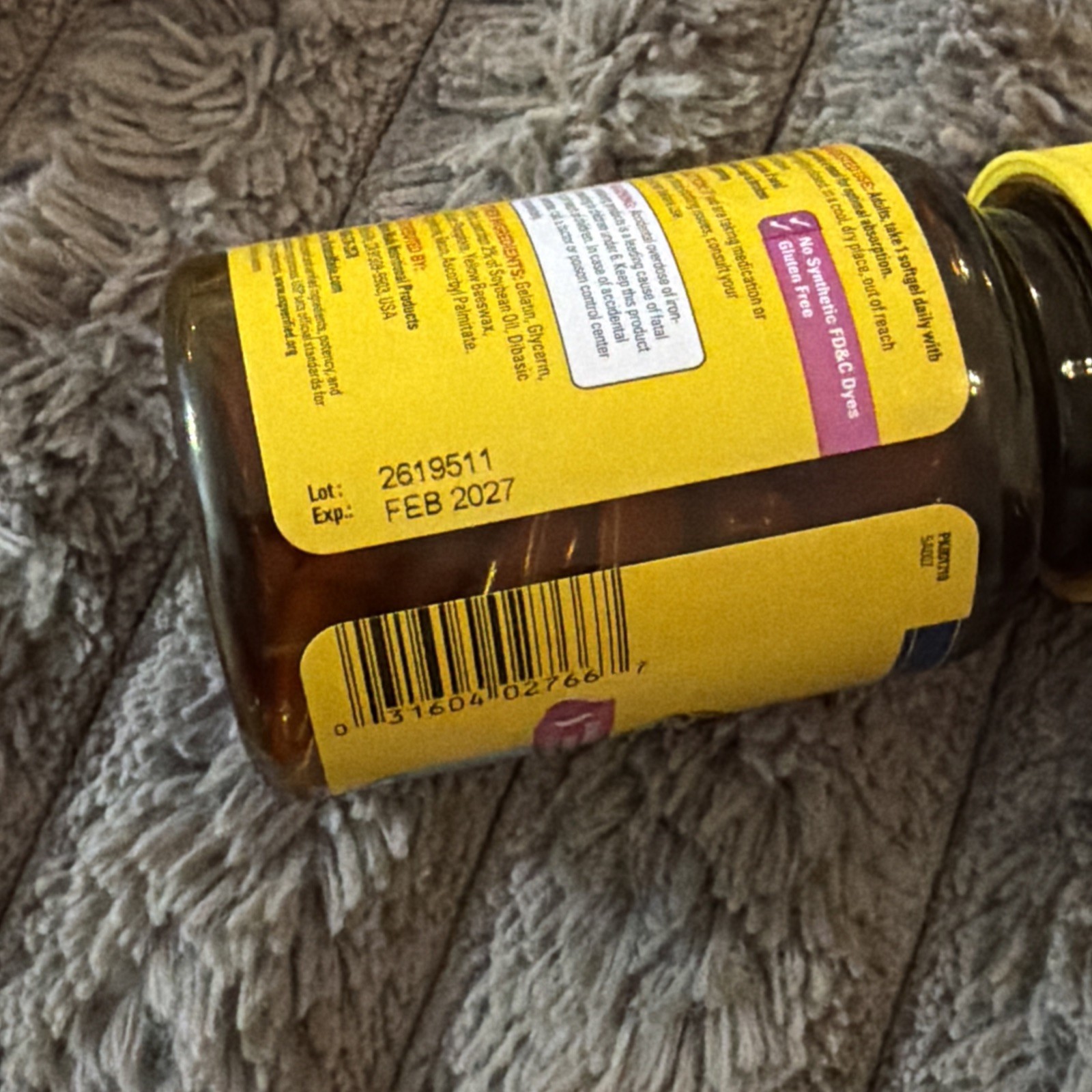 3X Nature Made Prenatal Folic Acid + DHA ~ 60 Softgels Each ~ EXP 02/27+