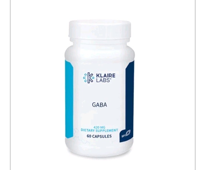 Klaire Labs GABA 420 MG 60 Capsules New EXP 5/26 Sealed #6