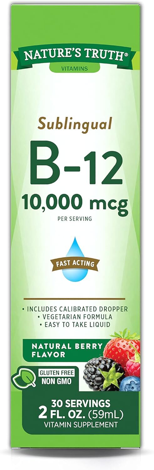 NT Vitamin B-12 10,000 mcg Sublingual Liquid 2oz ^