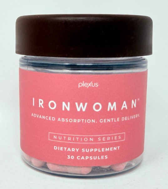 Plexus IRONWOMAN Iron Woman Advanced Absorption Supplement, 30 Capsules