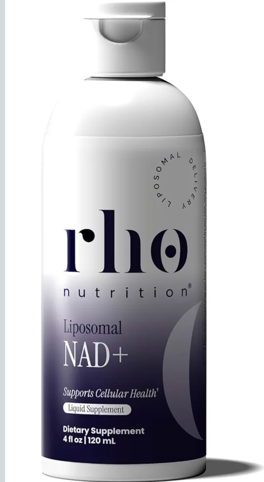 Rho Nutrition Liposomal NAD+ – 4 fl oz | Ultra-High Absorption Liquid Supplement