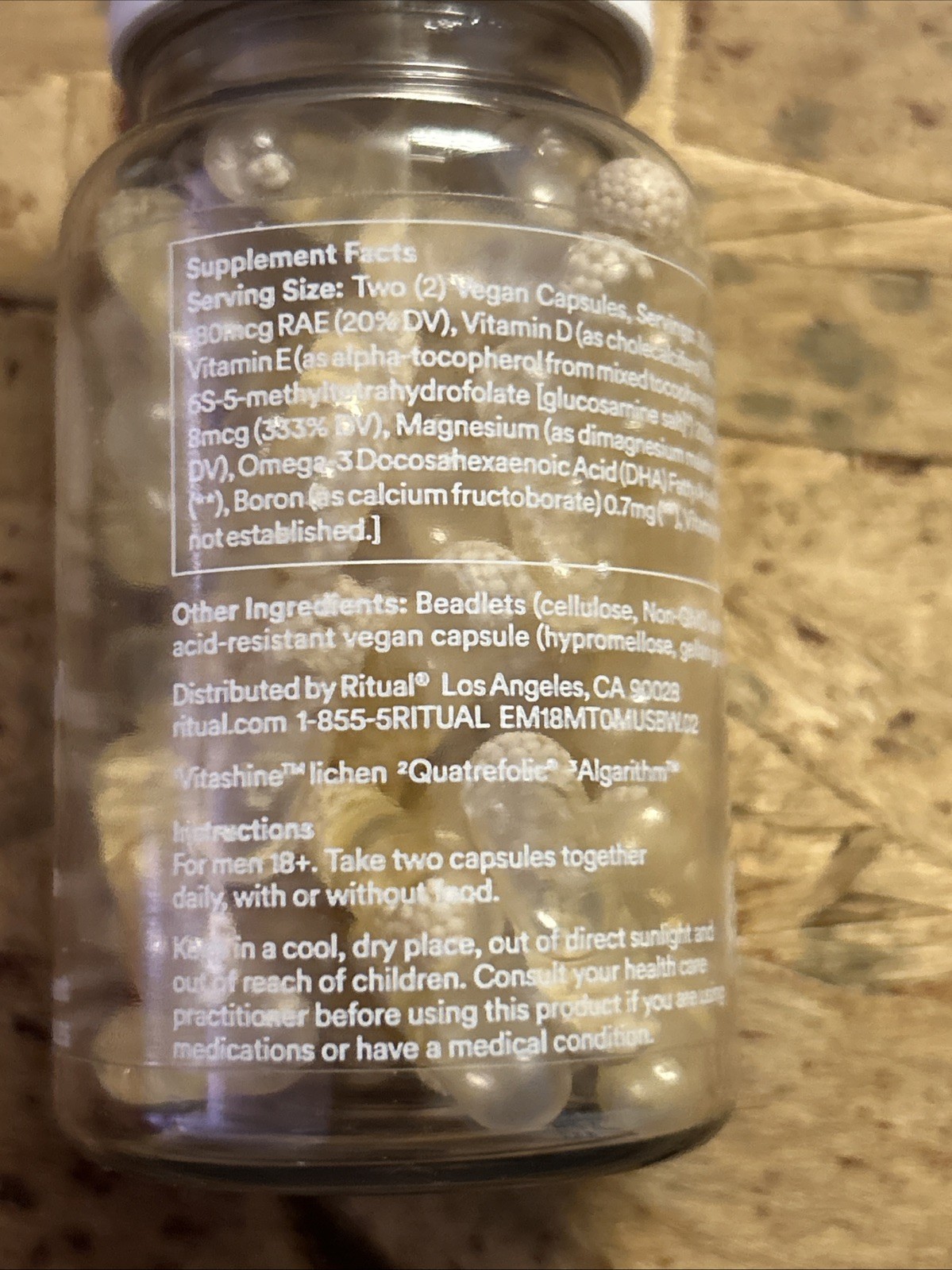 (3-Bottles) Ritual Essential Multivitamin – 18+ Key Vitamins & Minerals exp 9/26
