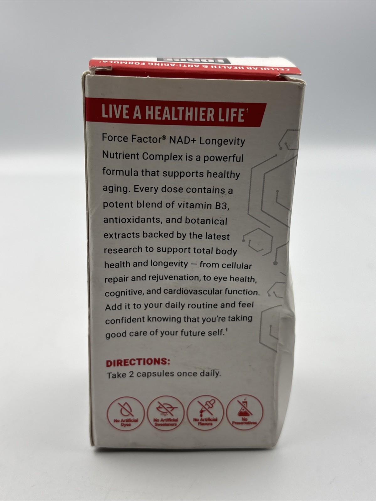 FORCE FACTOR NAD+ , NAD Supplement for Healthy Aging Support, 60ct BB: 06/28