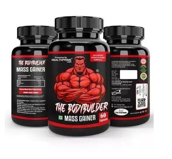 THE BODYBUILDER MASS GAINER CAPSULE FOR MUSCLE & WEIGHT GAIN (60 CAPSULES)