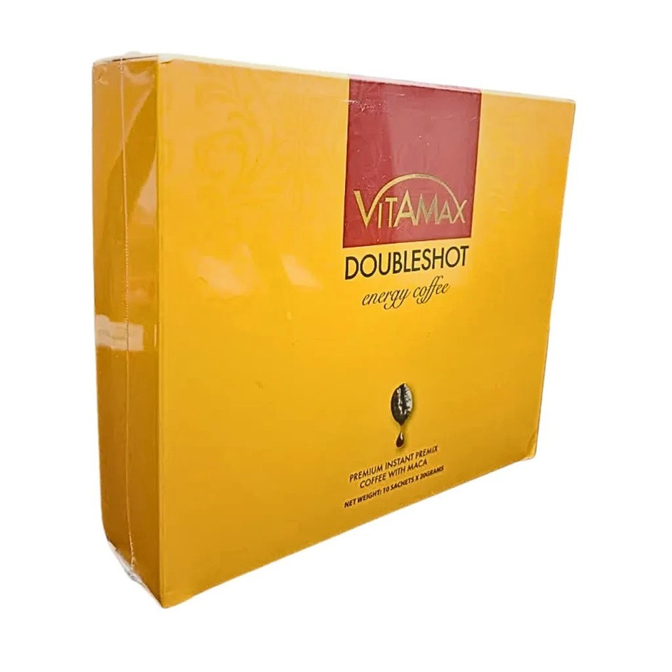 Vitamax DoubleShot Energy Coffee 10 Sachets For Men