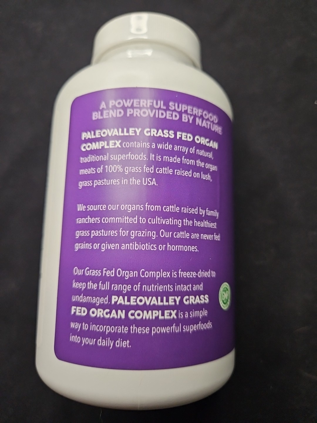 Paleo Valley Grass Fed Organ Complex – 180 caps – Exp 1/28 -New! Sealed!
