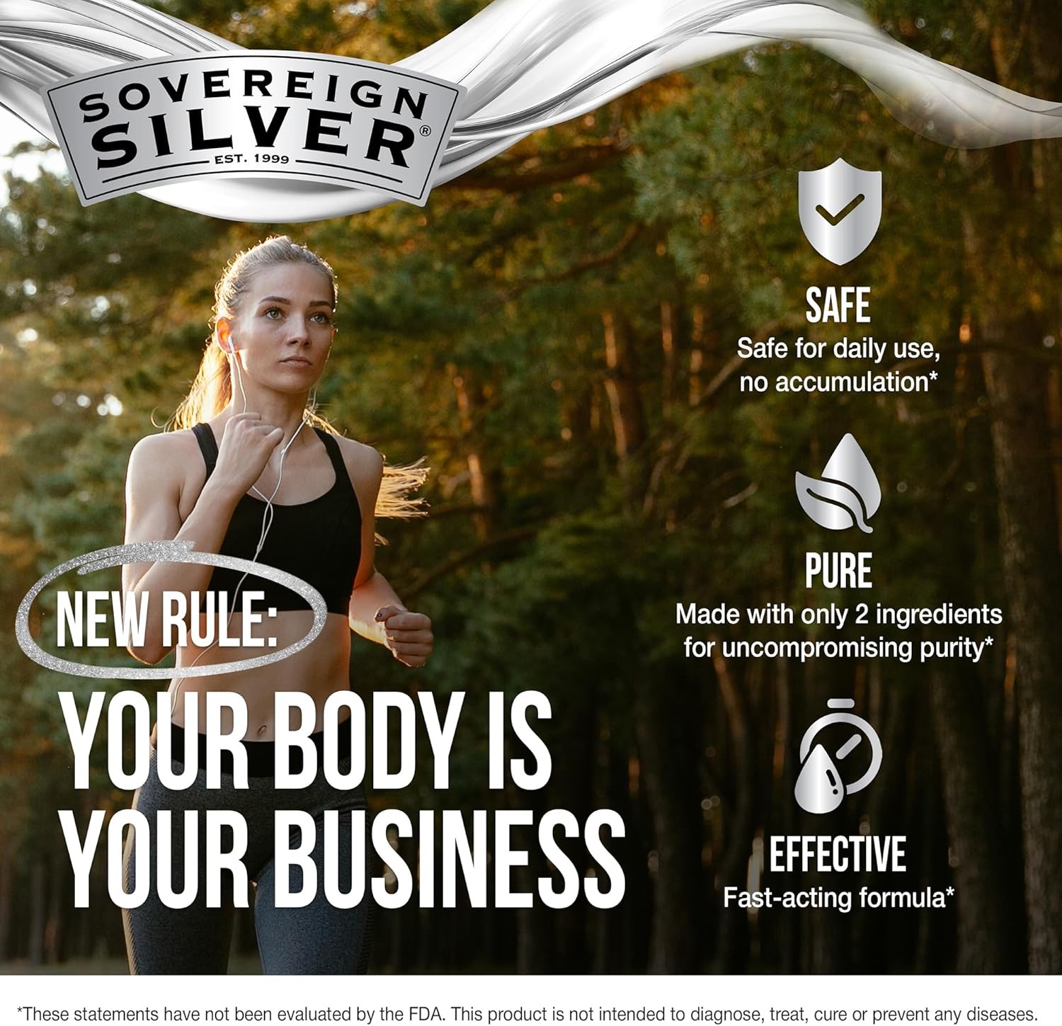 Sovereign Silver Immune Support – Colloidal Silver, Bio-Active