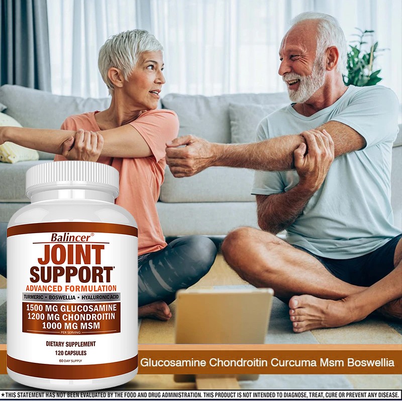 Glucosamine Chondroitin Turmeric MSM Bone Joint Flexibility Mobility 120 Capsule
