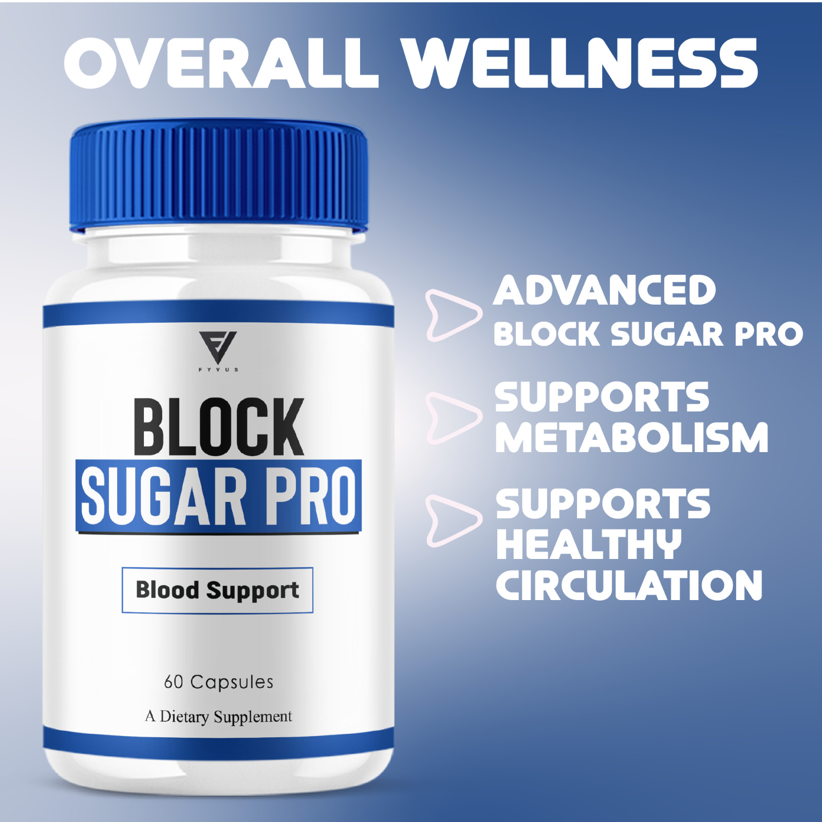 (5 Pack) Block Sugar Pro Blood Support, BlockSugarPro Advanced (300 Capsules)