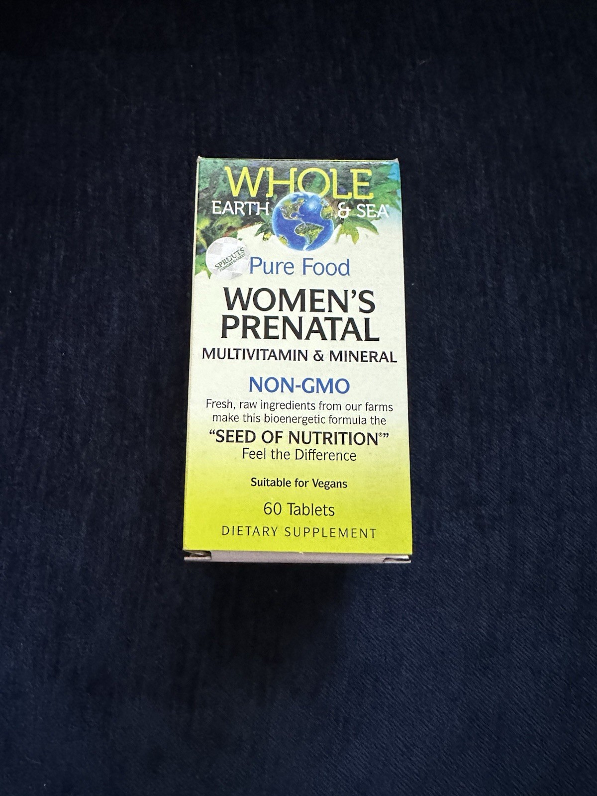 NEW Whole Earth & Sea Natural Factors Women Prenatal Multivitamin & Minerals 60