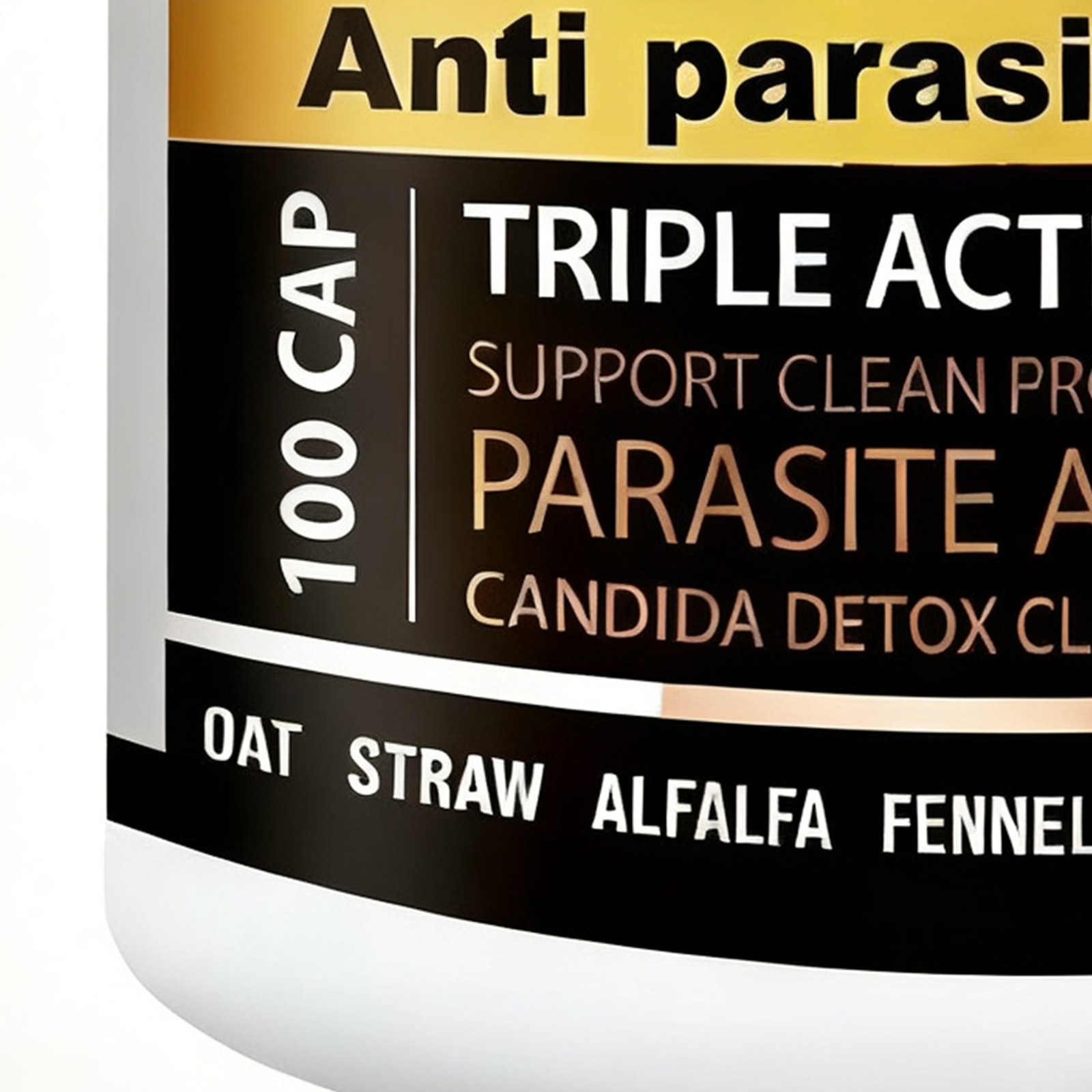 Potent Candida Cleanse With support & Detox Yeast Natural Herbs – 100 Capsules