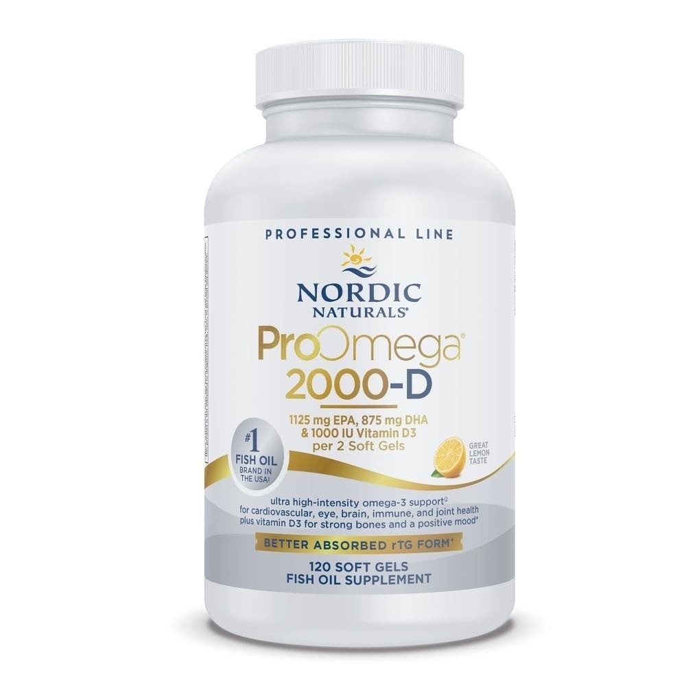 Nordic Naturals ProOmega 2000-D Omega-3 Softgels 90 Count